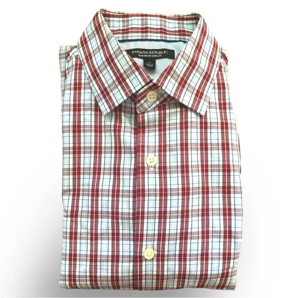 Banana Republic | Shirts | Mens Banana Republic Plaid Button Up Slim Fit Nonirons Sz Small Shirt | Poshmark Banana Republic | Shirts | Mens Banana Republic Plaid Button Up Slim Fit Nonirons Sz Small Shirt | Poshmark